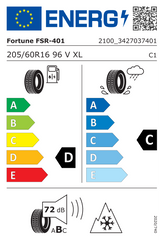 FSR-401 | 205/60/R16 V (96)