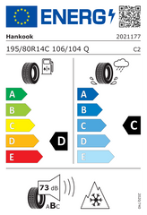 VANTRA ST AS2 (RA30) | 195/80/R14 Q (106/104)