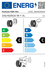 FSR-701 | 245/40/ZR20 Y (99)