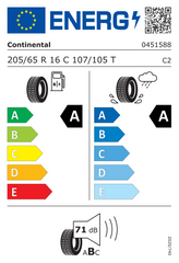 VANCONTACT ECO | 205/65/R16 T (107/105)