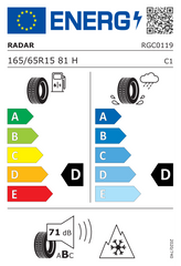 RP-4S | 165/65/R15 H (81)