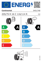 VANCONTACT ECO | 205/75/R16 R (116/114)