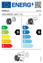 P ZERO PZ4 SPORTS CAR SEAL INSIDE NCS | 255/45/R20 Y (105)