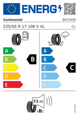 CONTINENTAL,CROSSCONTACT LX SPORT | 235/65/R17 V (108)