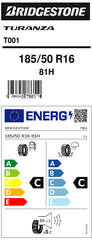 TURANZA T001 | 185/50/R16 H (81)
