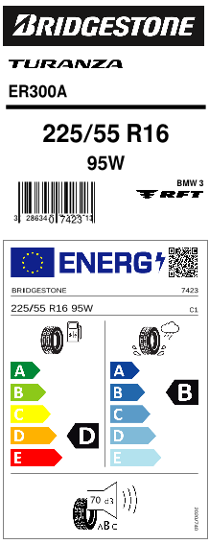 TURANZA ER300A ECOPIA | 225/55/R16 W (95)