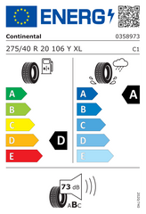 CONTINENTAL,4X4SPORTCONTACT | 275/40/R20 Y (106)