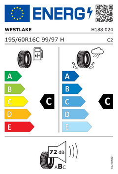 H188 | 195/60/R16 H (99/97)