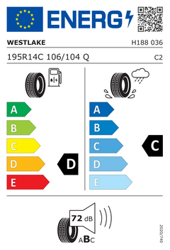 H188 | 195/80/R14 Q (106/104)